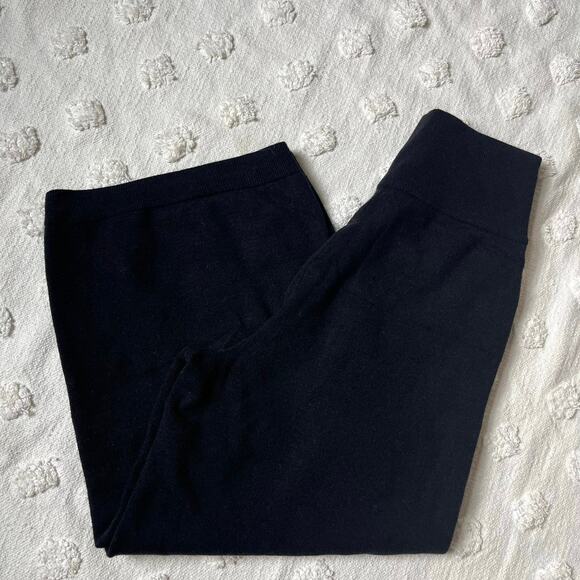 Wilfred Knit Wide Leg Pants Crop Women’s M Stretch Flowy Beach Coastal Lounge - Picture 2 of 7